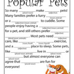 Printable Mad Libs For 1st Graders Printable Word Searches