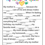 Printable Mother 39 s Day Mad Libs Printable Word Searches