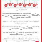 Santa Claus Is Coming To Town Mad Libs Grandkids Christmas