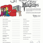 Spooky Slumber Party Mad Libs Slumber Parties Slumber Party Games