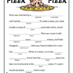 Summer Mad Libs Pizza PizzaParty Pinterest Kids Mad Libs Funny