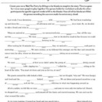 Tea Party Mad Libs LHETAG