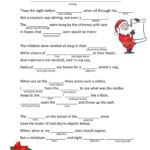 Twas The Night Before Christmas Mad Libs 39 Twas The Night Before