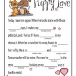 Valentine Mad Libs Valentines Mad Lib Puppy Love Classroom Jr