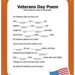 Veterans Day Mad Libs TWO Interactive Digital Pdfs And Google Slides