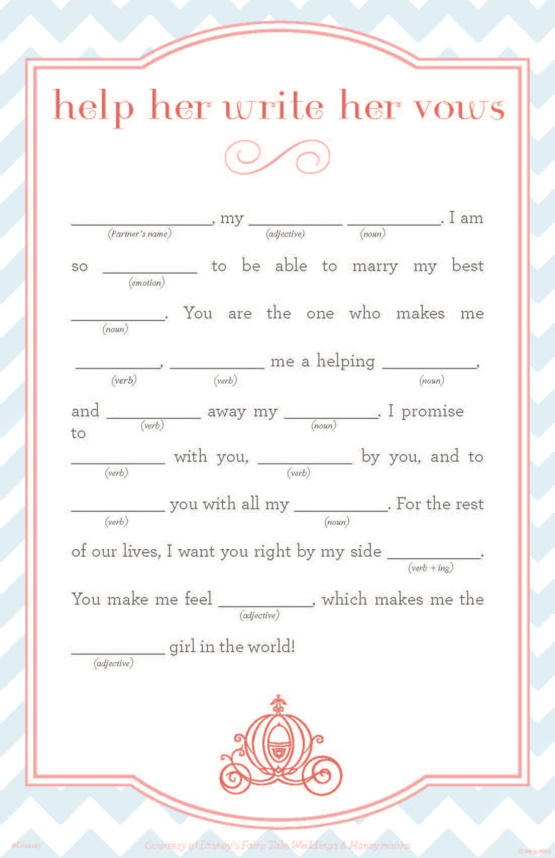 Wedding Vows Disney Mad Libs Disney Weddings Disney Weddings